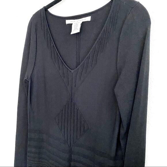 Max Studio Long Sleeve Black Bandage Dress Size Medium - Picture 3 of 12